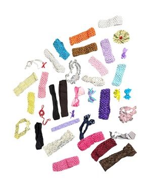 Baby Girl Hair Bow & Headband Bundle 40+ Pieces